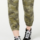 Tinseltown Women's Drawstring Jogger Jeans Green Size Large