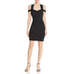 Guess Women's Valorie Crisscross Bodycon Dress Black Size Small