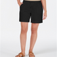 Karen Scott Women's Drawstring Shorts Olive Size Petite S/M