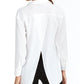 Rachel Roy Women's Long Sleeve Collared Button up Wear to Work Top -White Size XX-Large