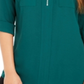 NY Collection Women's Utility Top Green Size Petite Medium