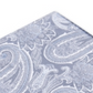 Ryan Seacrest Distinction Men's Wakefield Silk Paisley Pocket Square Gray  Size Regular