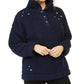 Jenni Women's Faux Fur Cozy Pullover Blue Size Medium