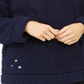 Jenni Women's Faux Fur Cozy Pullover Blue Size Medium