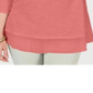Style & Co Women's Chiffon Hem Top Pink Size Petite S