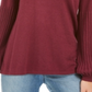 Style & Co Women's Bishop Sleeve Tunic Sweater Purple Size Petite P