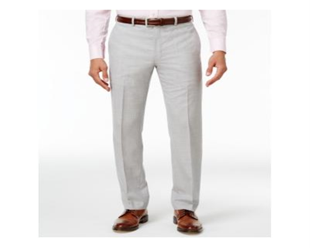 Ralph Lauren Men's Classic Fit Ultraflex Total Comfort Wool Dress Pants Gray Size 42X30