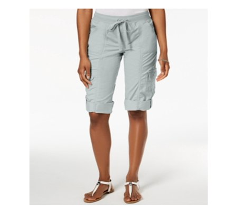 Style & Co Women's Capri Pants Gray Size X-Small