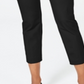 Charter Club Women's  Newport Tummy Control Cropped Pants Black Size 10 Petite