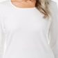Karen Scott Women's Scoop Neck Top White Size XX-Large