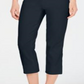 Charter Club Women's Pull on Capri Pants Deepest Blue Size 8 Petite