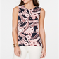 Tommy Hilfiger Women's Floral Paisley Blouse Blue Size Medium