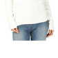 Hippie Rose Junior's Choker Neck Ribbed Sweater White Size M