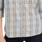 टॉमी हिलफिगर महिलाओं के लिए प्लेड यूटिलिटी शर्ट नीला, साइज़ एक्स्ट्रा-स्मॉल