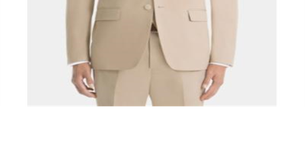 Lauren Ralph Lauren Men's UltraFlex Classic-Fit Cotton Tan Sport Coat Tan Brown Size 42 SHORT
