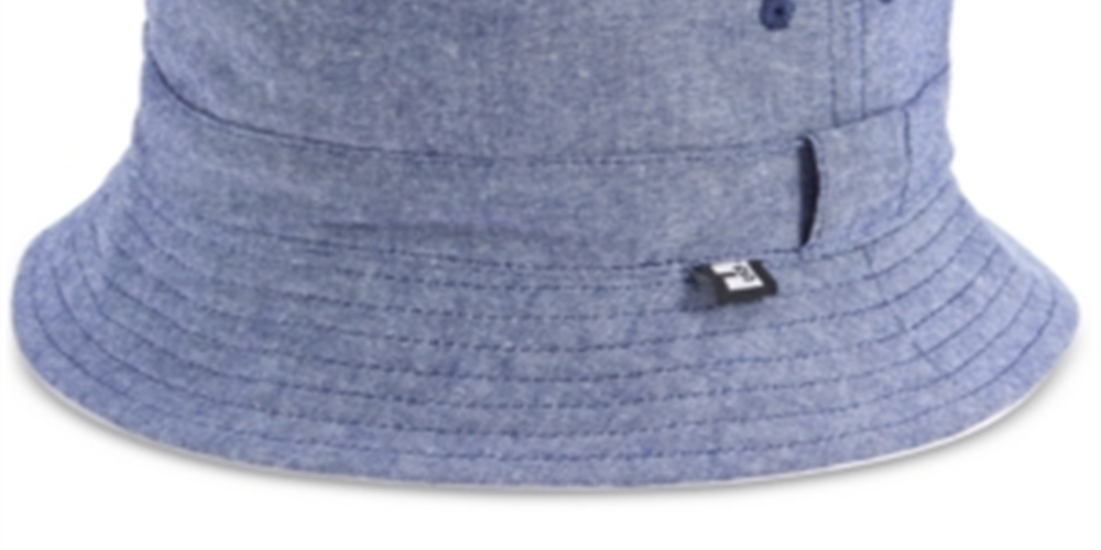 B Block Men's Reversible Chambray Hat Blue Size -M/L