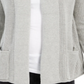 Charter Club Women's Cotton Cropped Cardigan Silver Tin Size Petite XL