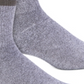 Timberland Men's Men's Marled Striped 2 Pack Boot Socks Gray Size  7-12
