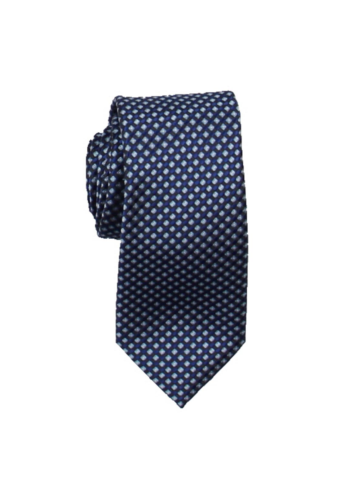 Perry Ellis Men's Morgan Neat Business Professional Neck Tie Blue Size Regular