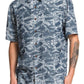 Quiksilver Men's Tribal Kelp Shirt Blue Size XX-Large