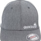 Quiksilver Men's Sidestay Flexfit Baseball Cap Silver Gray Size SM