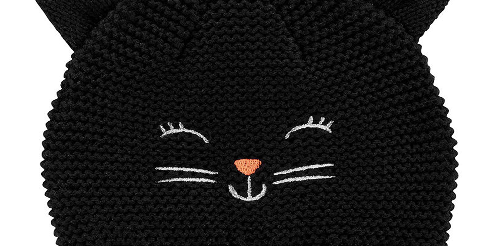Carter's Baby Girl's Cat Hat Black Size 3-9M