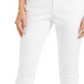 Charter Club Women's Eyelet Ankle Jeans White Size 4