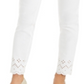 Charter Club Women's Eyelet Ankle Jeans White Size 4
