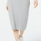 Superdry Women's Alex Logo Print MIDI Dress Gray Size 12