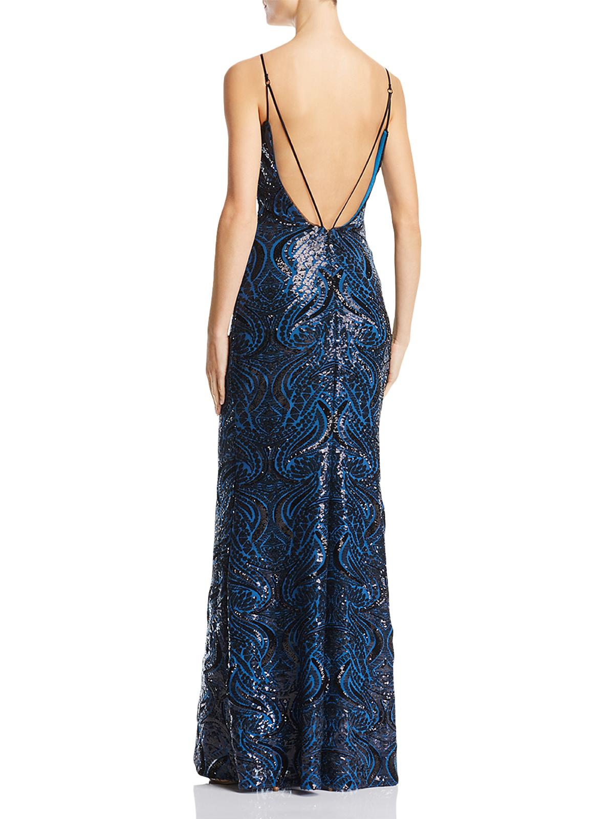 Avery G Women's Sequin Gown Dress Green Size 6