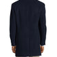 Calvin Klein Men's Overcoat Prosper X Fit Wool Blue Size 46