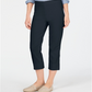 Charter Club Women's Chelsea Pull on Tummy Control Capris Blue Size 16