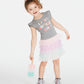 Epic Threads Toddler Girl's Birthday Tulle Dress Gray Size 4T
