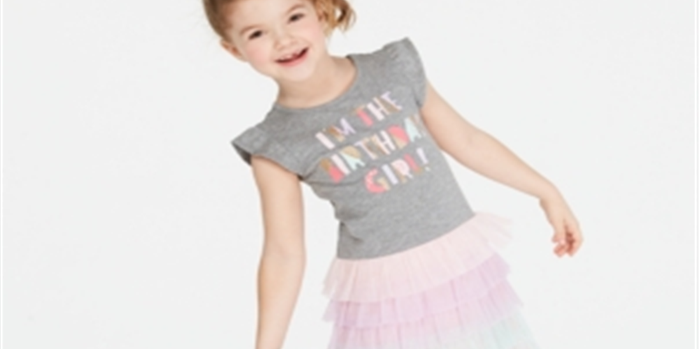 Epic Threads Toddler Girl's Birthday Tulle Dress Gray Size 4T