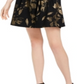 Vince Camuto Women's Metallic Print Fit & Flare Dress Black/Gold Size 0