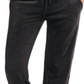 DKNY Women's Sport Velour Logo Print Joggers Black Size XS