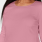 Karen Scott Women's Satin Trim Scoop Neck Top Pink Size XX-Large