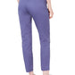 Maison Jules Women's Flat Front Ankle Chino Stretch Pants Blue Size 12