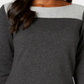 Karen Scott Women's Cotton Button Trim Sweater Gray Size Petite S