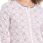 Charter Club Women's Tipped Geo Patterned Cardigan Sweater Pink Size XL