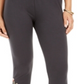 Style & Co Women's Floral Embroide Leggings Gray Size Petite P
