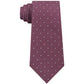 Calvin Klein Men's Reflective Dot Self tied Necktie Red Size Regular