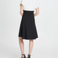 DKNY Women's Petal Sleeve Above the Knee Dress Black Size 14