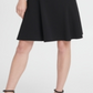 DKNY Women's Petal Sleeve Above the Knee Dress Black Size 14