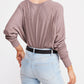 Free People Women's Santa Clara Patterned V Neck Thermal Top Pink Size X-Small