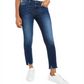 Flying Monkey Women's Cropped Frayed Skinny Jeans Blue Size 31