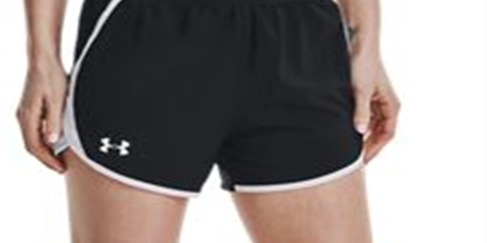 Under Armour Womens Fly By 2.0 Running Shorts Black Size XL