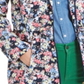 Charter Club Women's Floral Print Hooded Utility Jacket Tan Size S