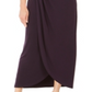 Connected Women's Soutache Faux Wrap Gown Purple Size 4P