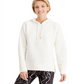 Ideology Women's Zip Hem chic Hoodie White Size XL